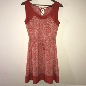 Doe & Rae Cinched-Waist Sleeveless Dress - Size M